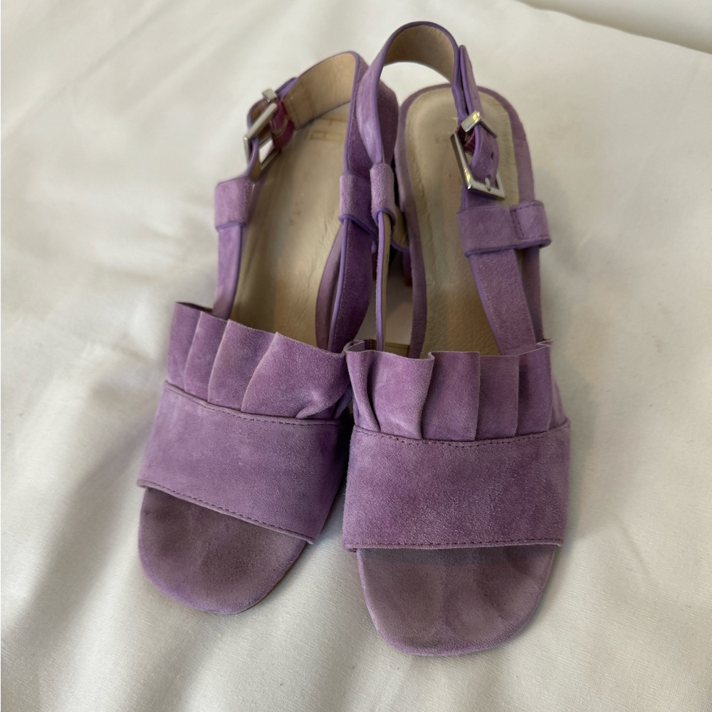 E8 by Miista Lilac Suede Sandals - Picture 2 of 6